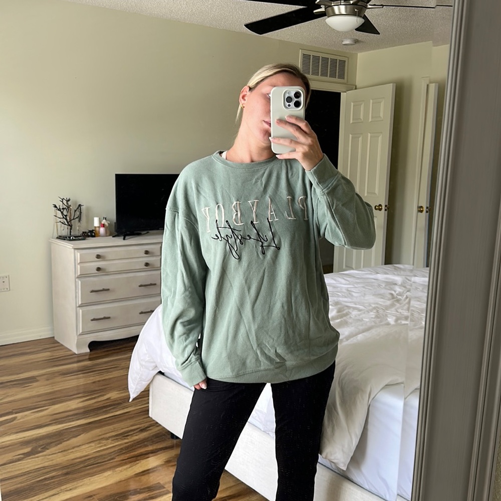 PlayBoy Waffle Knit Sweatshirt